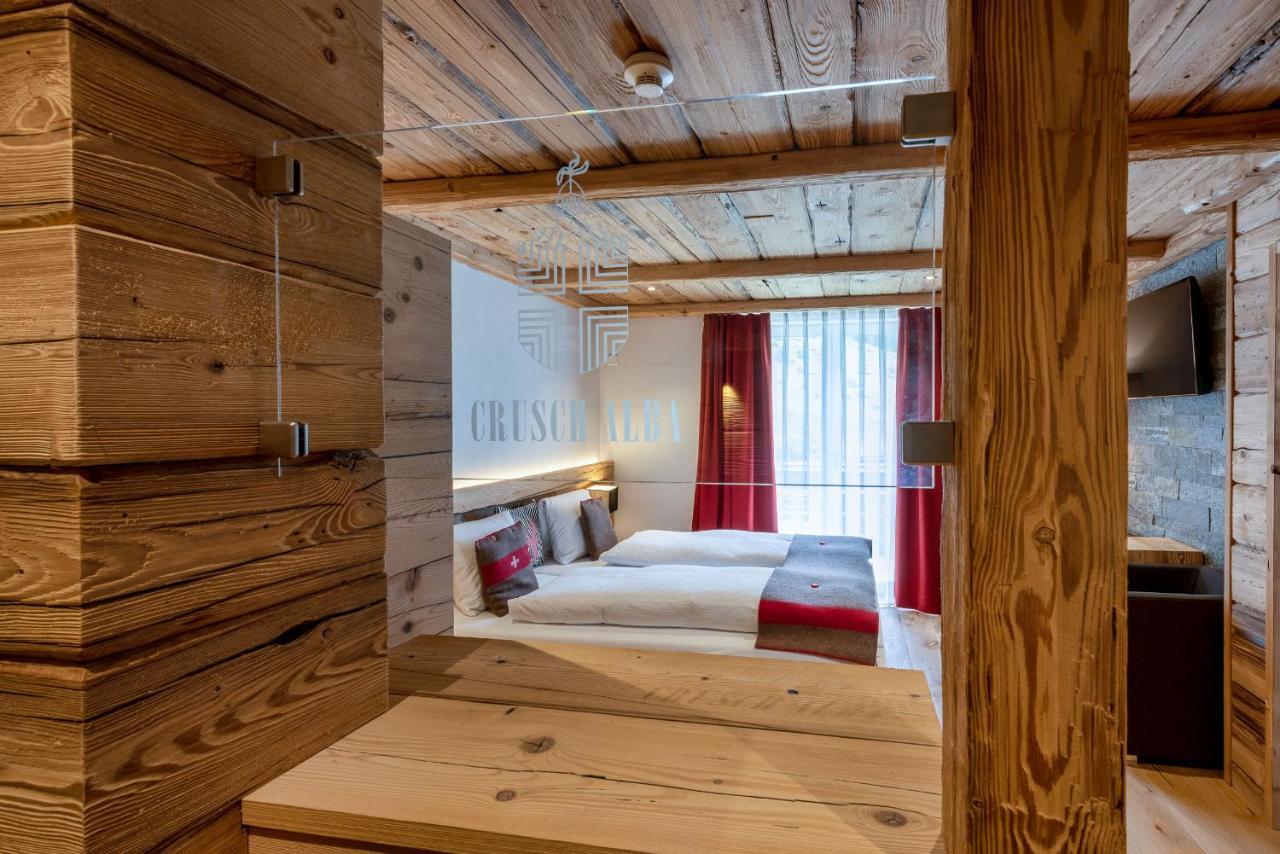 Hotel Crusch Alba Swiss Lodge Zernez Eksteriør billede